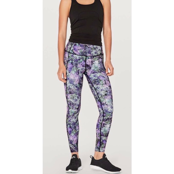 lululemon athletica Pants - Lululemon Fast and Free Tights In Vivid Vision